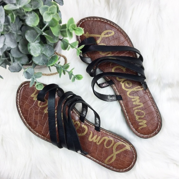 Sam Edelman Shoes - Sam Edelman Strappy Black Sandals Boho - Size 7